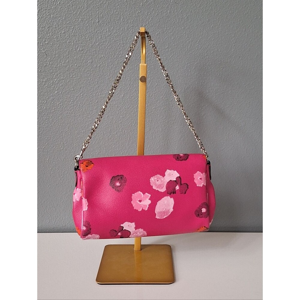 NWOT Coach Floral Ruby Crossbody Pink Mini Chain Bag F35553 - Picture 2 of 8